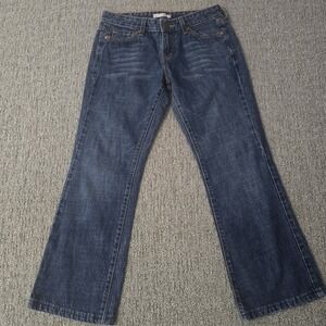 Levi's 545 Low Boot Cut Jeans Women's 6M Dark Wash Y2K Flare Denim Cotton
